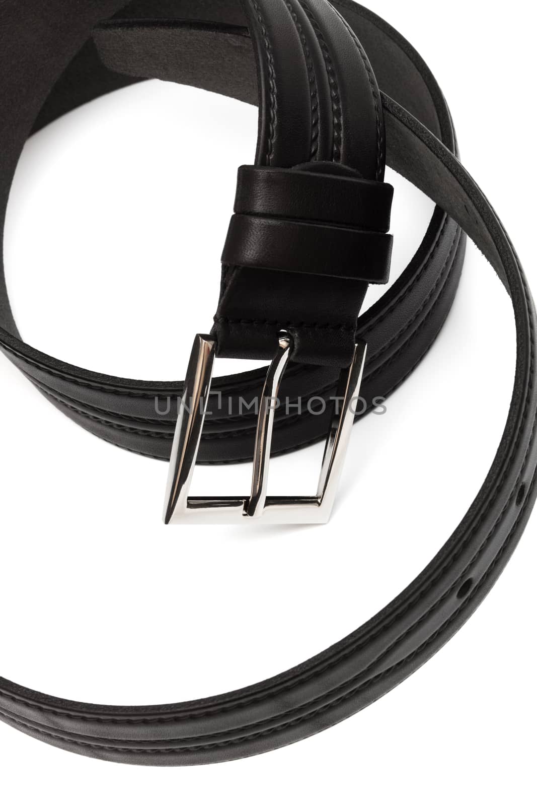 black leather belt  by terex