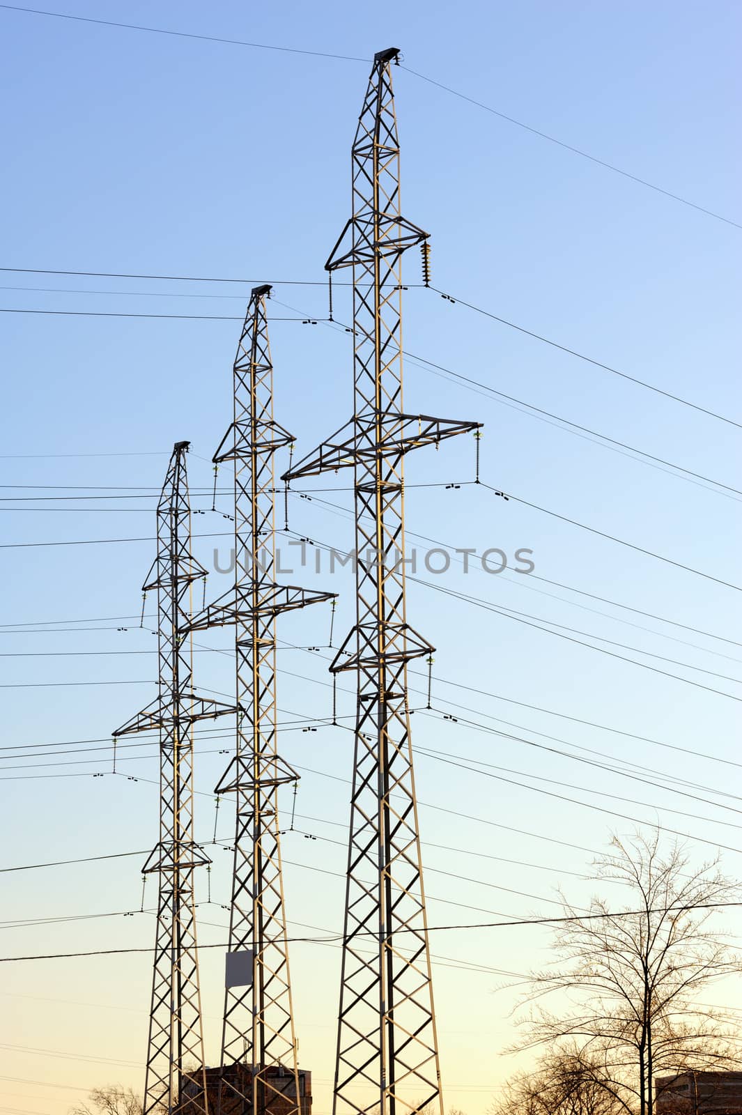 high voltage power lines by starush