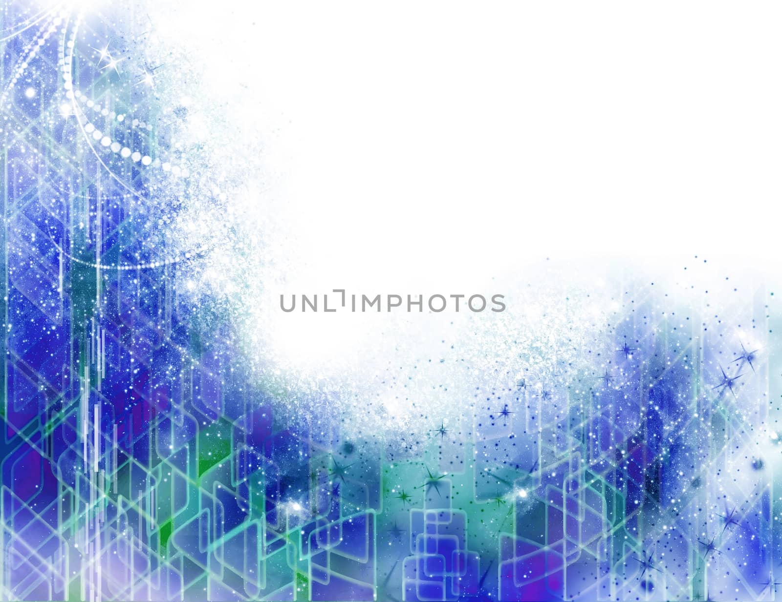 blue colored abstract background with copy space