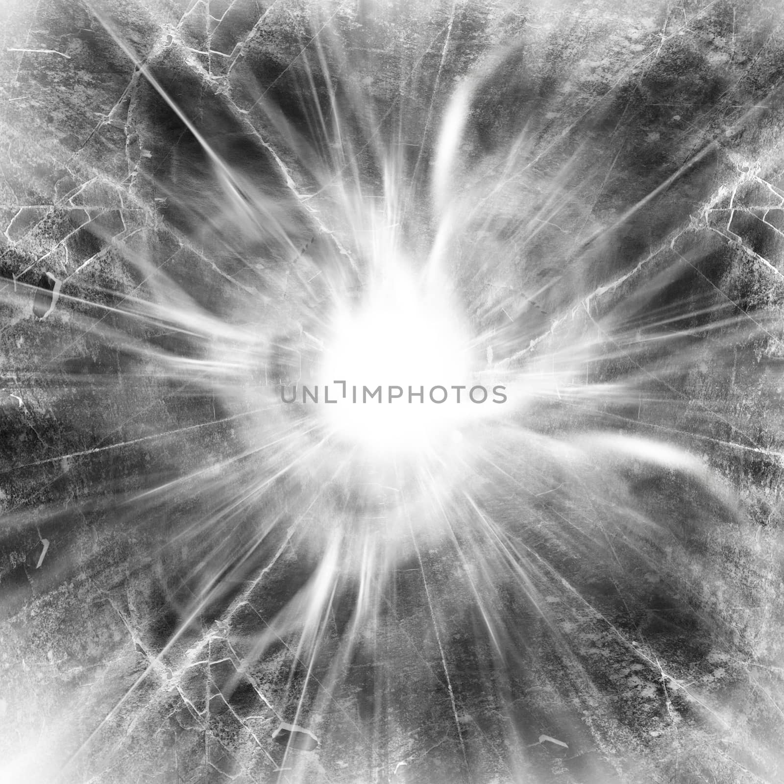 abstract  background  with rays and white hole