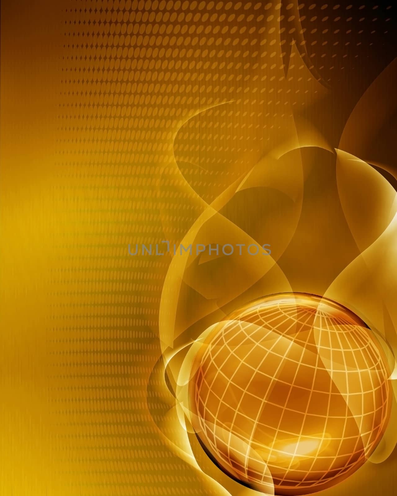 golden abstract background with copy space by sette