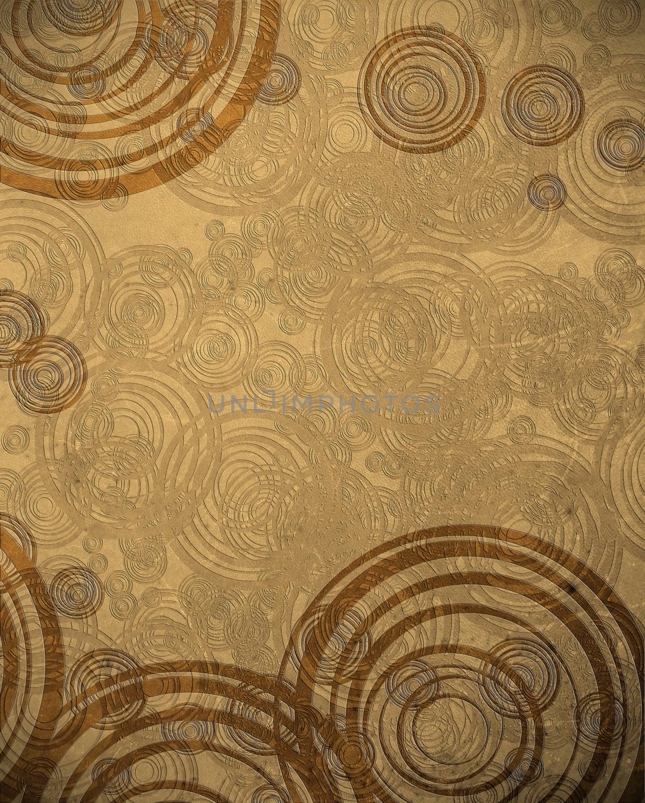 brown abstract background with circles