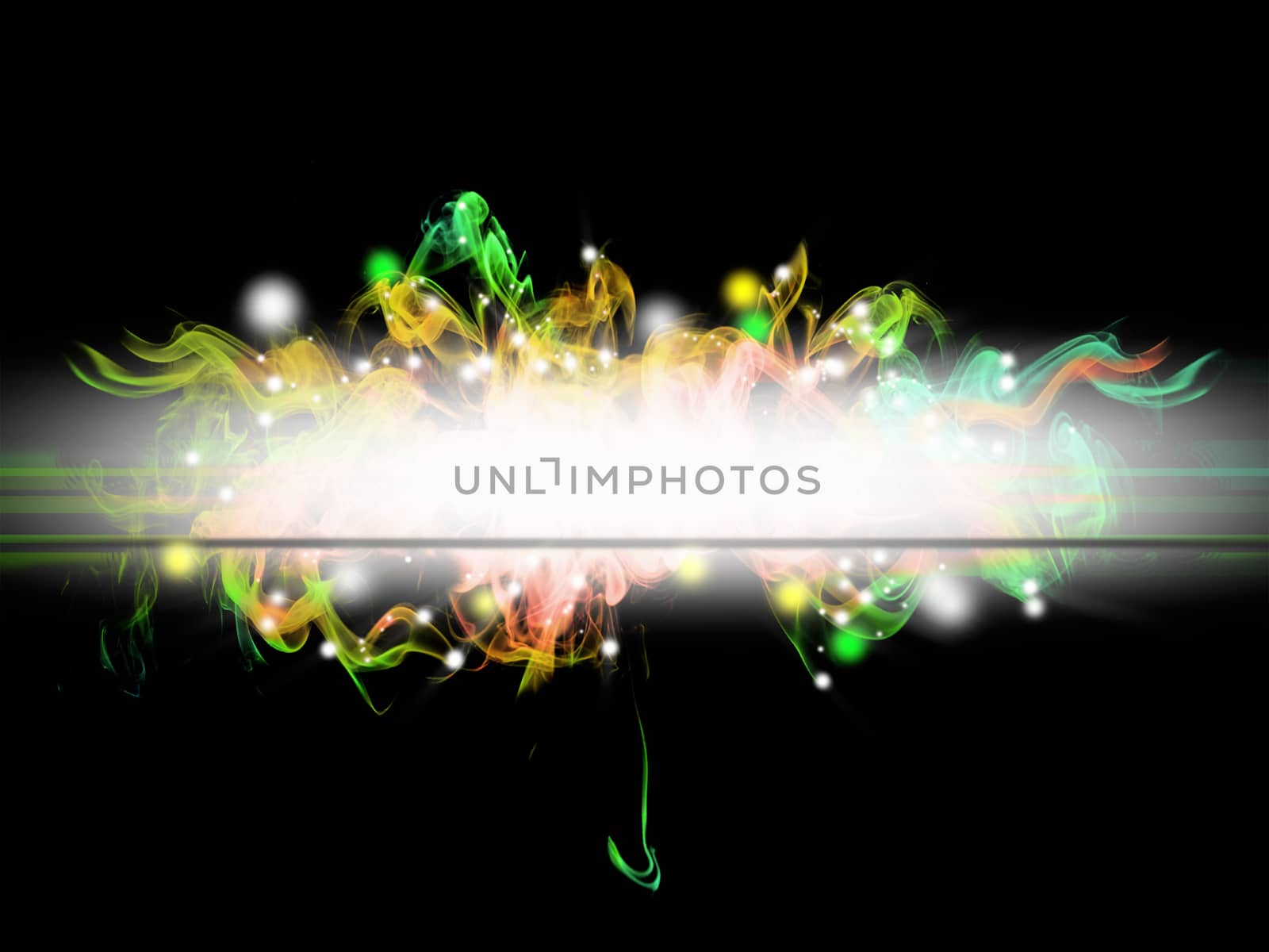 funny  abstract background with colored flames and copyspace