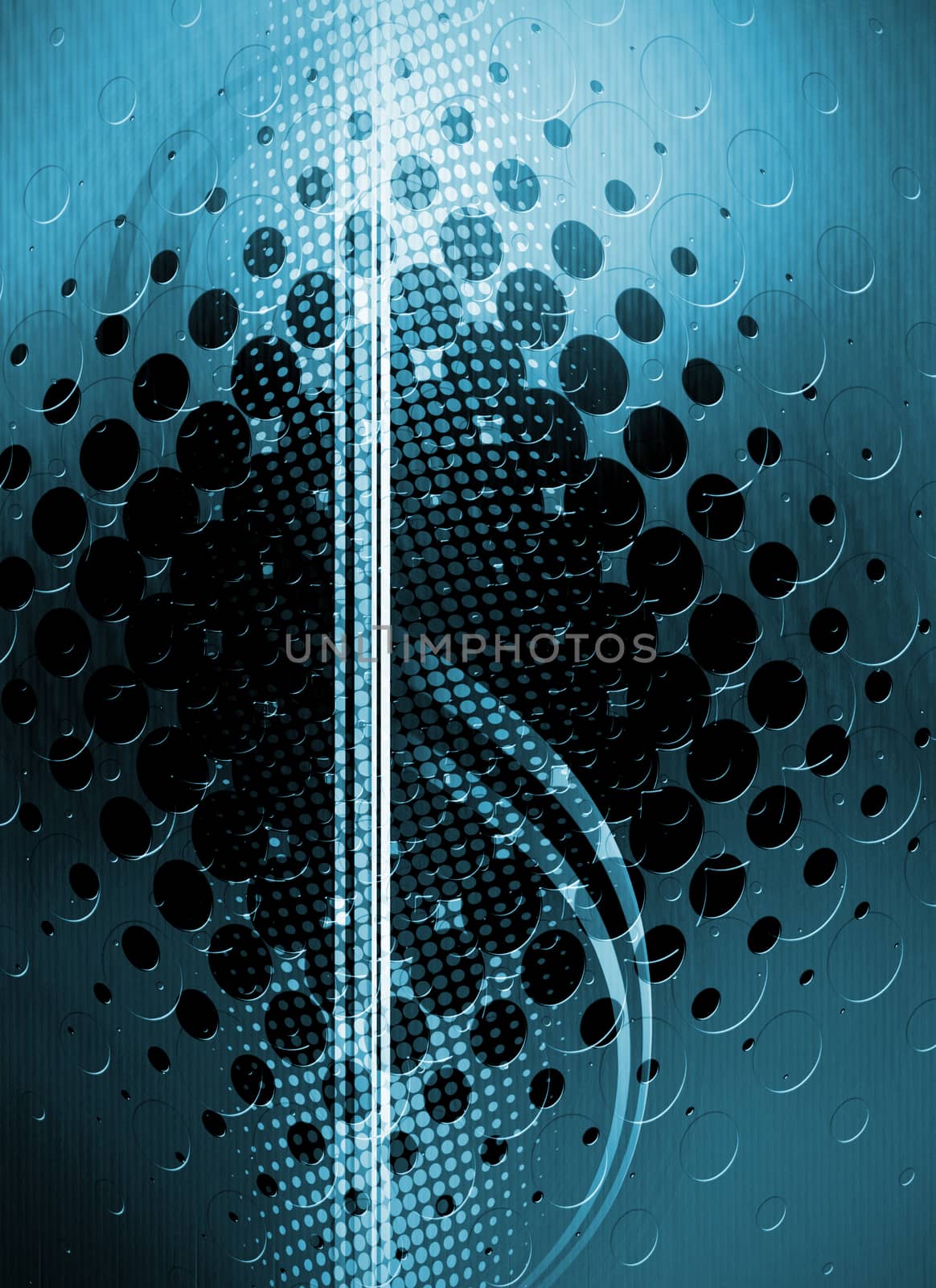 blue abstract background with dots 