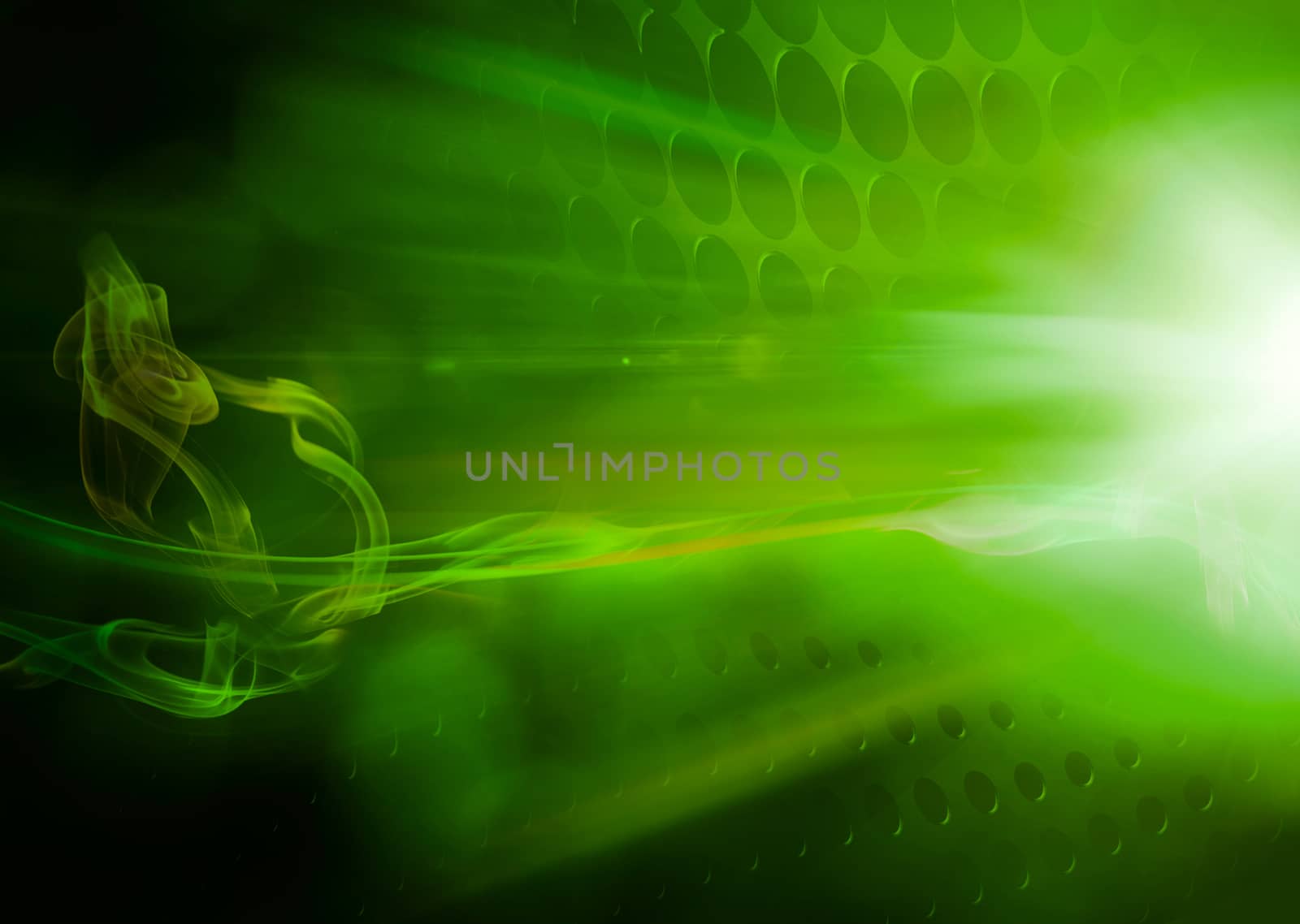 green abstract background  wiyh light rays