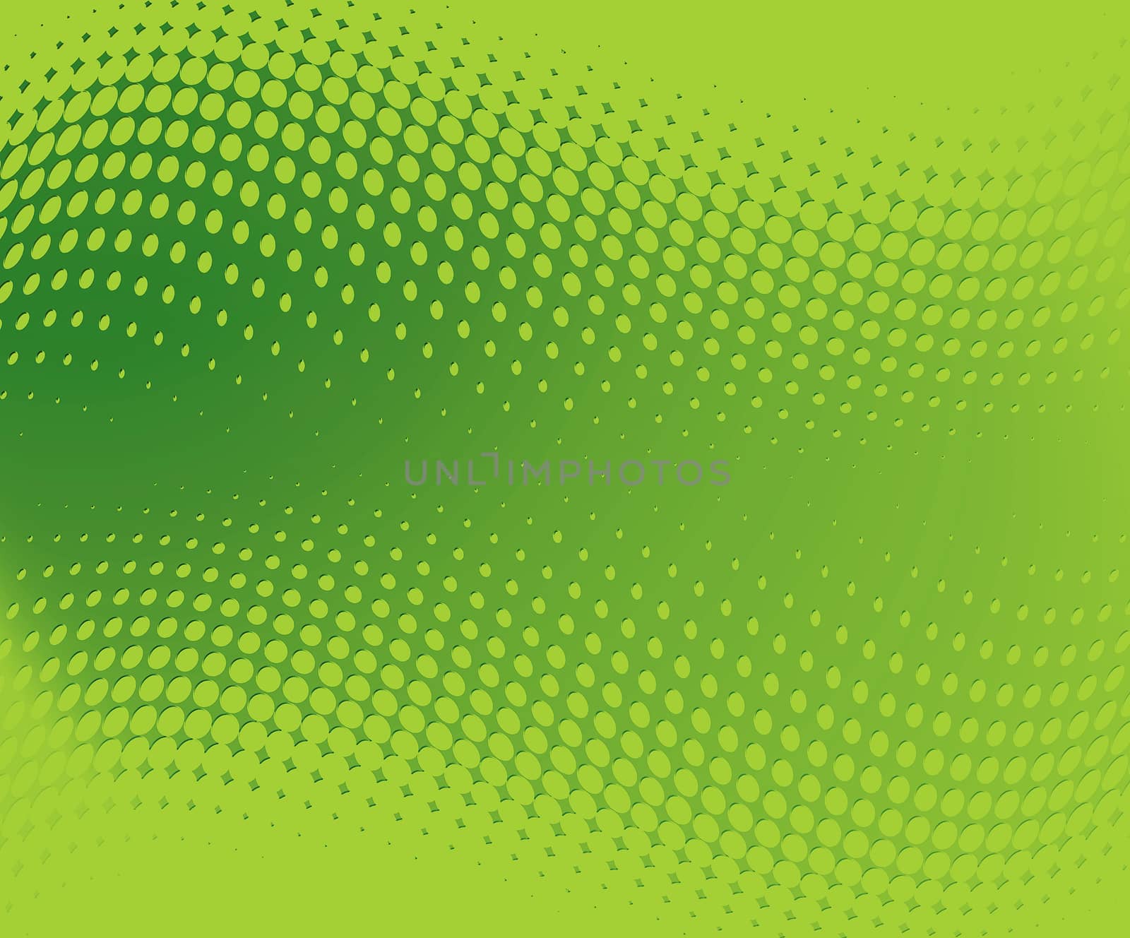 green abstract background with dots