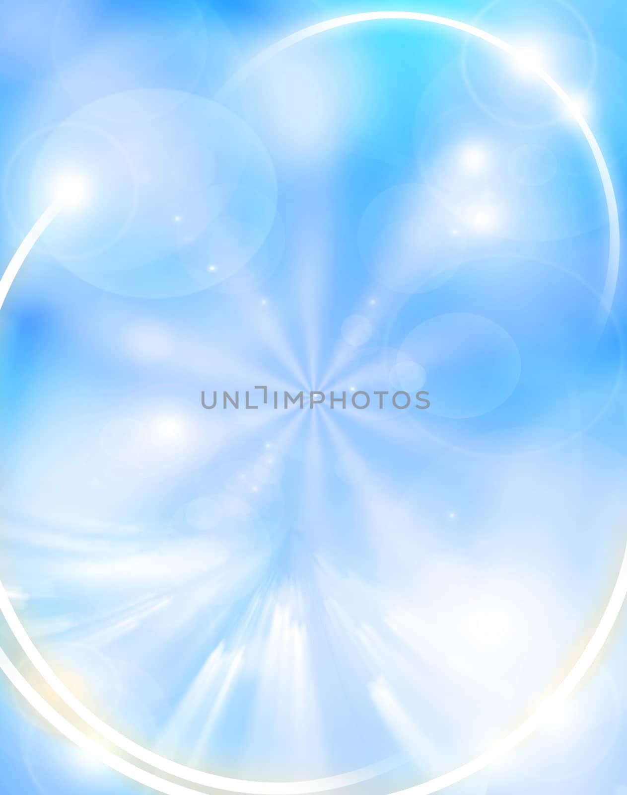 blue abstract background with light