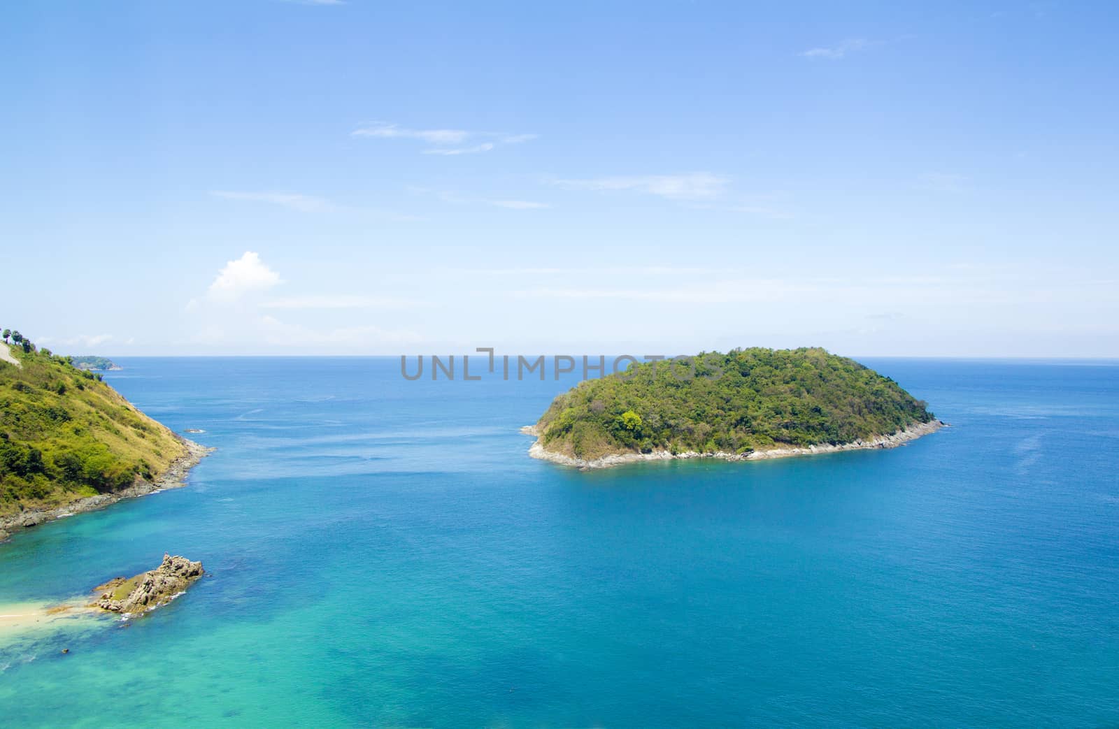 Tropical and exotic island Phuket South of Thailand by wyoosumran