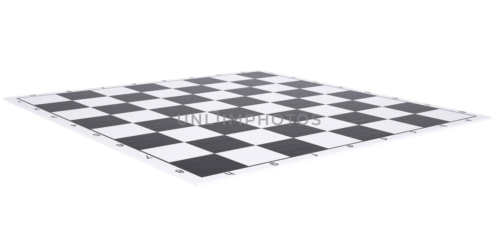 Empty chessboard by cherezoff