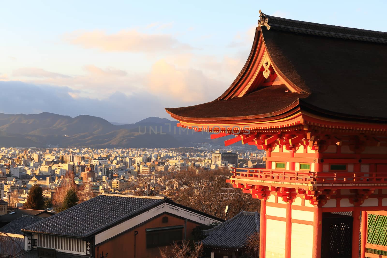 Kyomizu Temple in Winter Season kyoto Japan by rufous