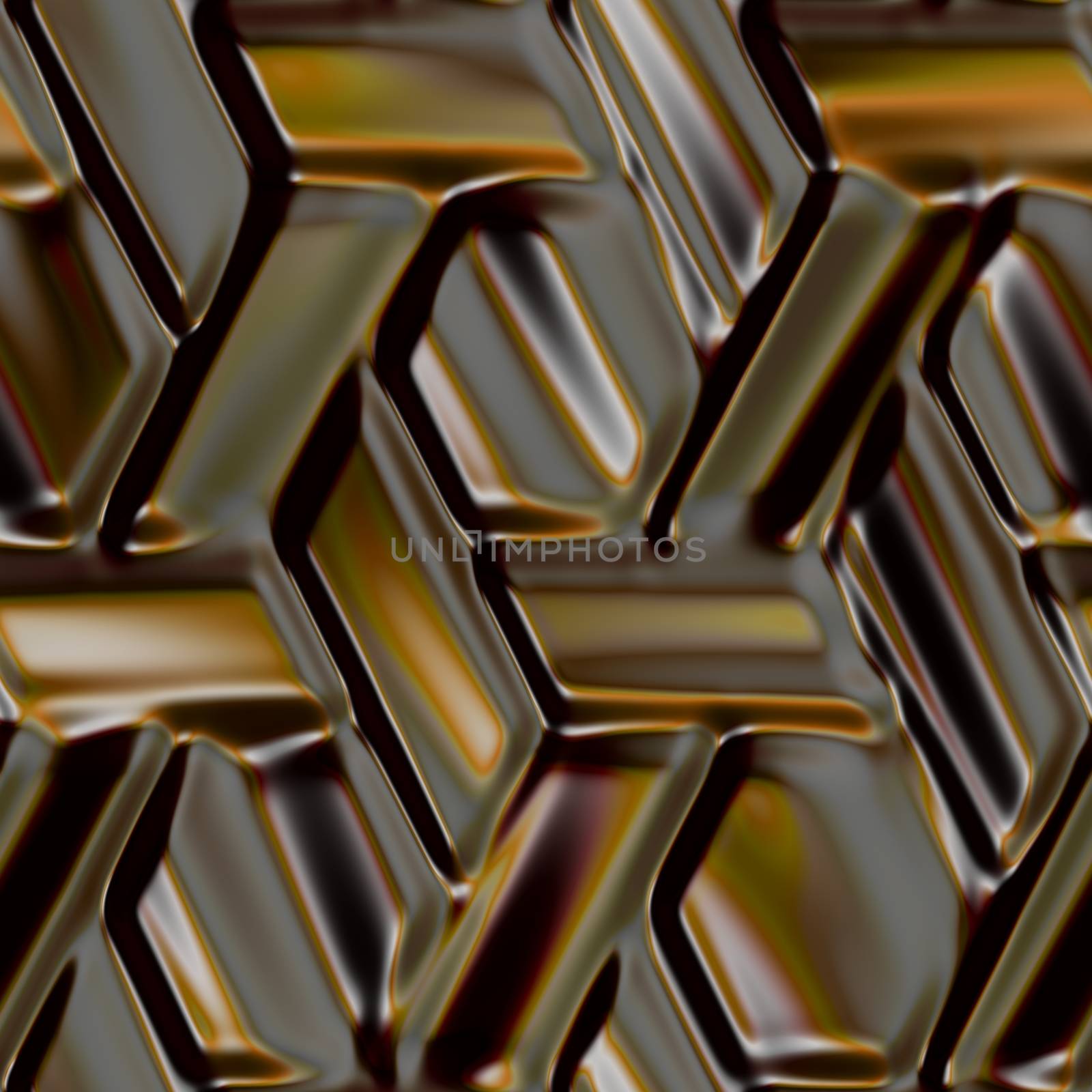 Seamless tileable decorative 3d abstract background pattern.