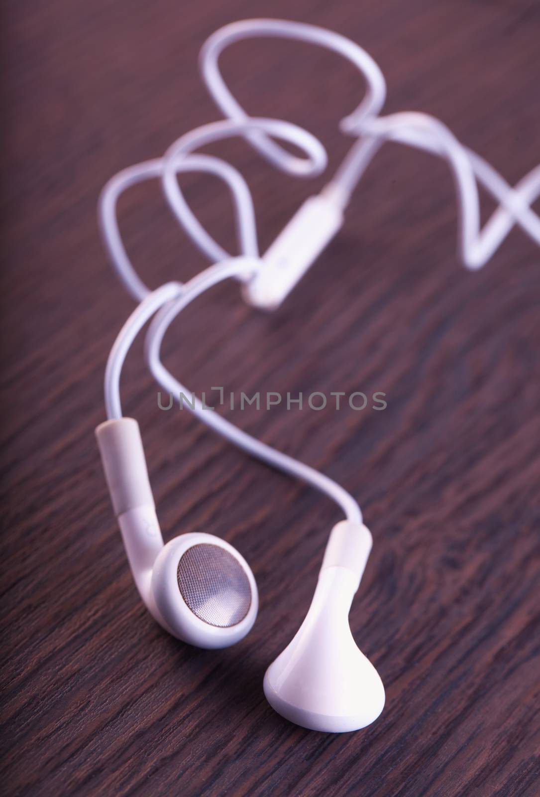 White Earphones by Koufax73