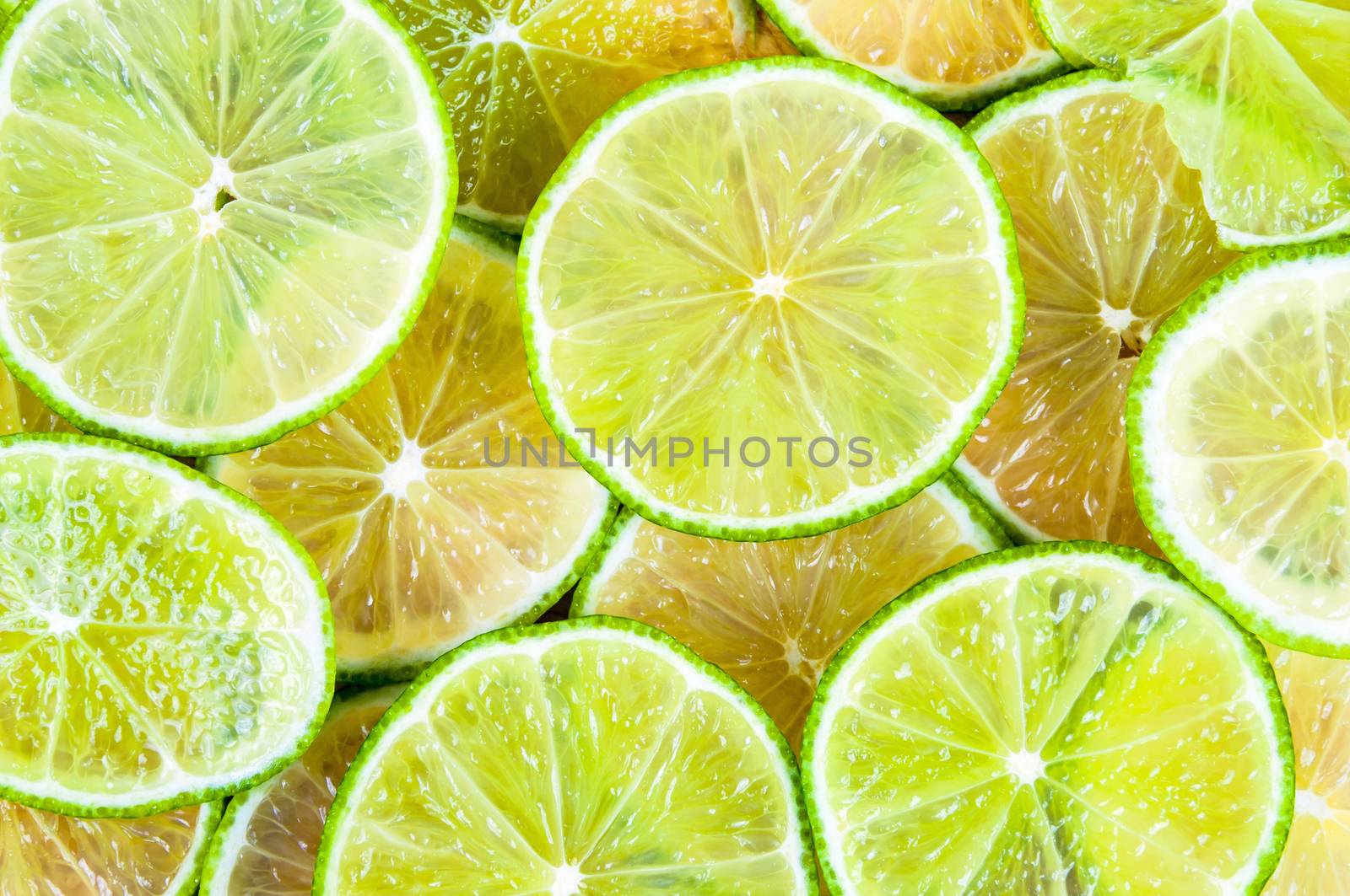 Background of lime slices by mkos83