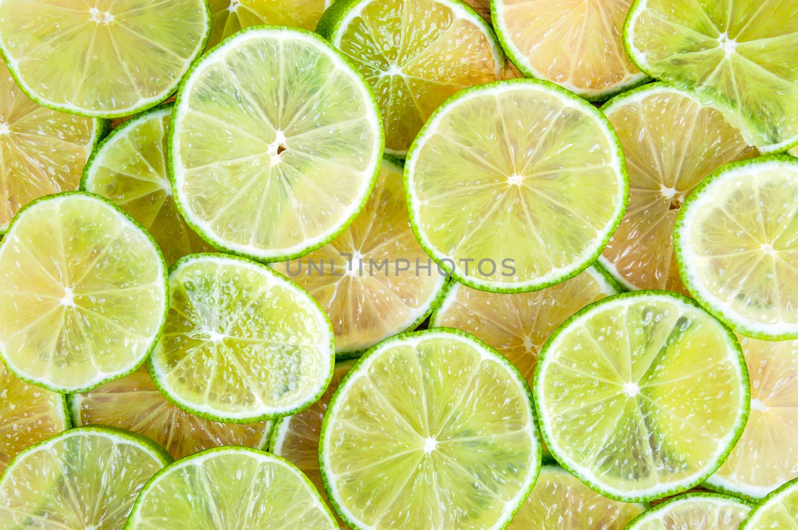 Background of lime slices by mkos83