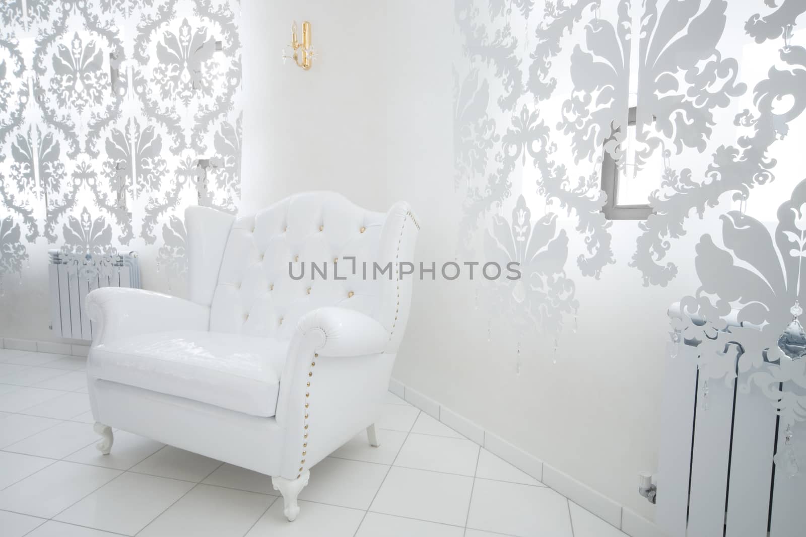 white armchair by terex