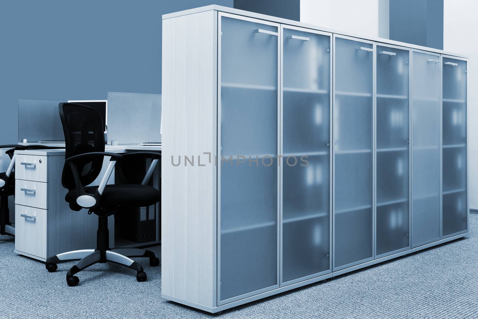bookcase with folders by terex