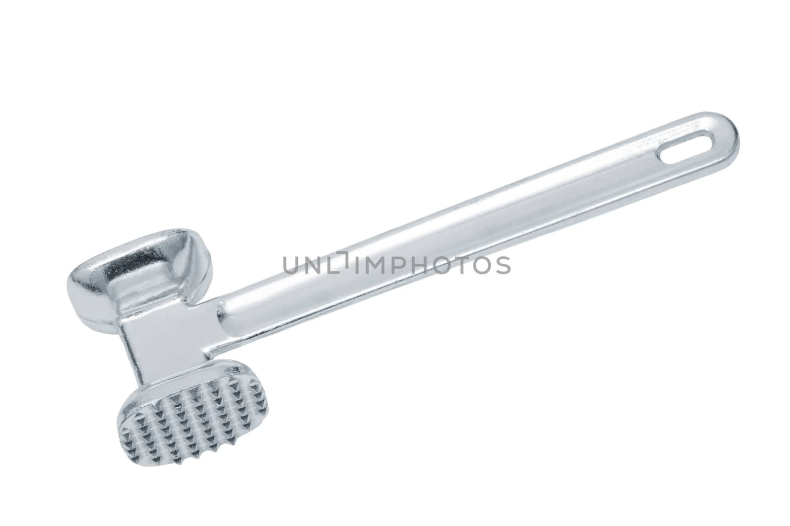 hammer for meat on a white background