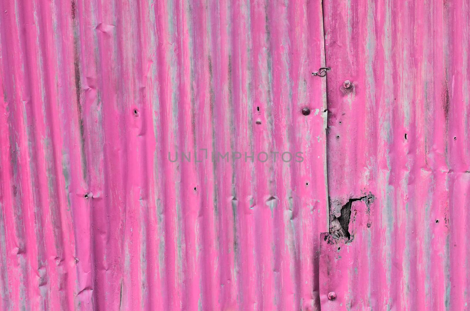 dirty and Rusted galvanized iron roof by raweenuttapong