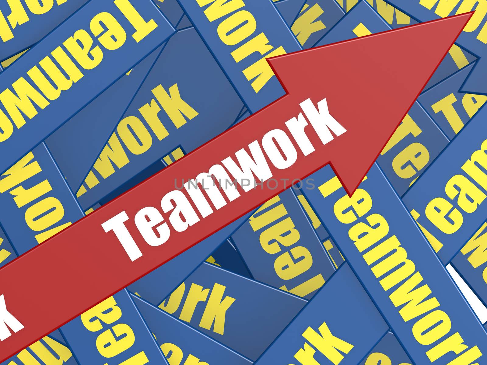 Teamwork arrow by tang90246