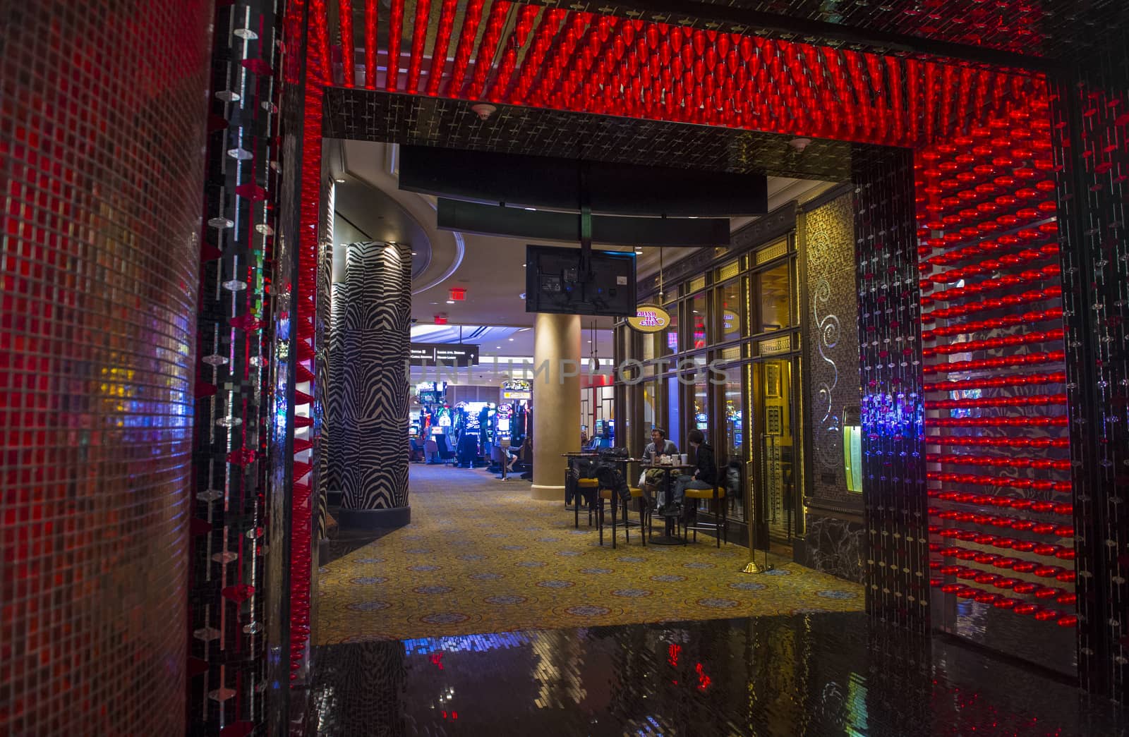 LAS VEGAS - JAN 13 : Interior of the Palazzo hotel and Casino on January 13, 2014 in Las Vegas. Palazzo hotel opened in 2008 and it is the tallest completed building in Las Vegas