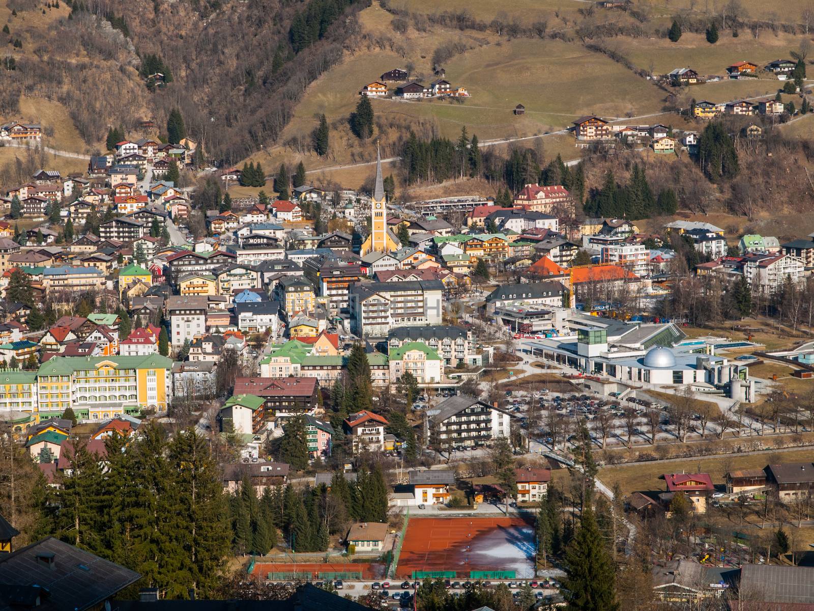 Bad Hofgastein ski resort (Austria)