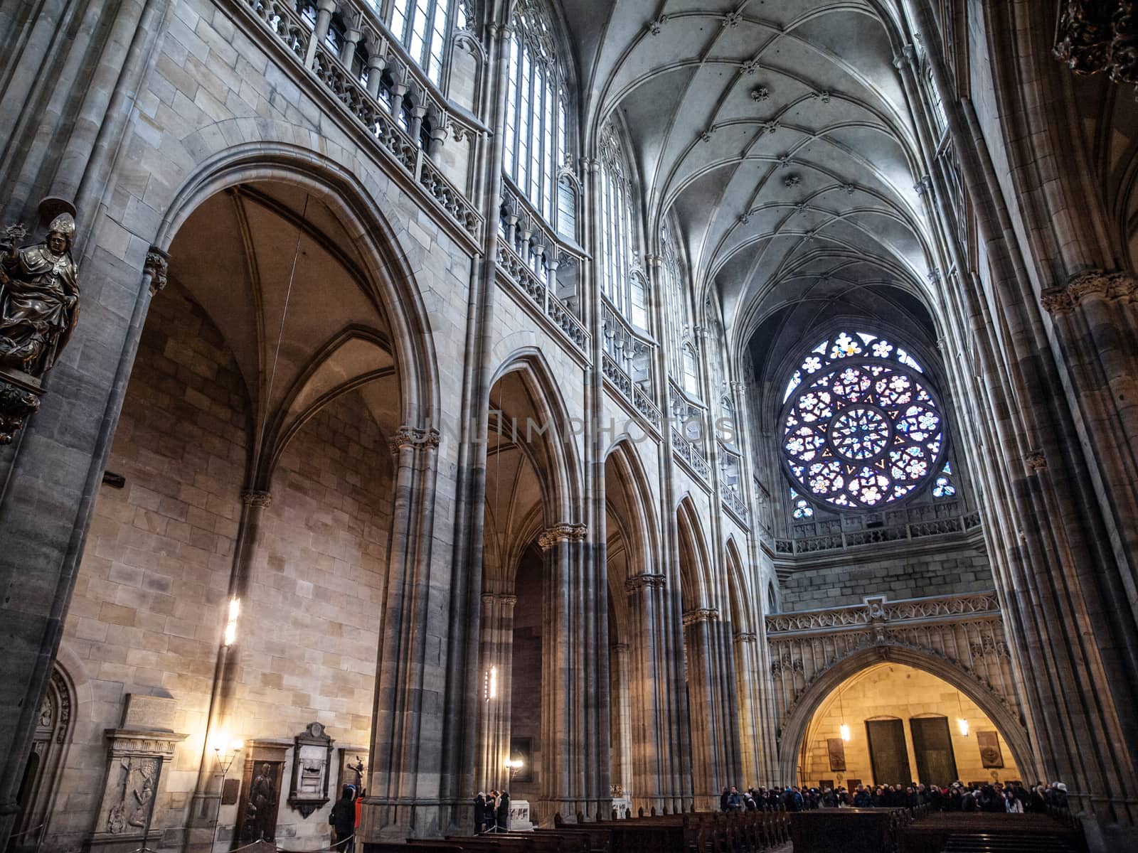 St. Vitus cathedral in Prague (Czech Republic)