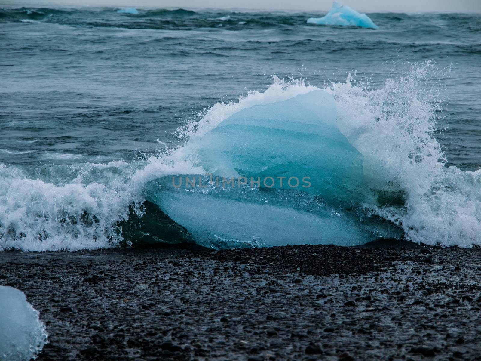 Iceberg near Jokulsarlon lagoon (Iceland)