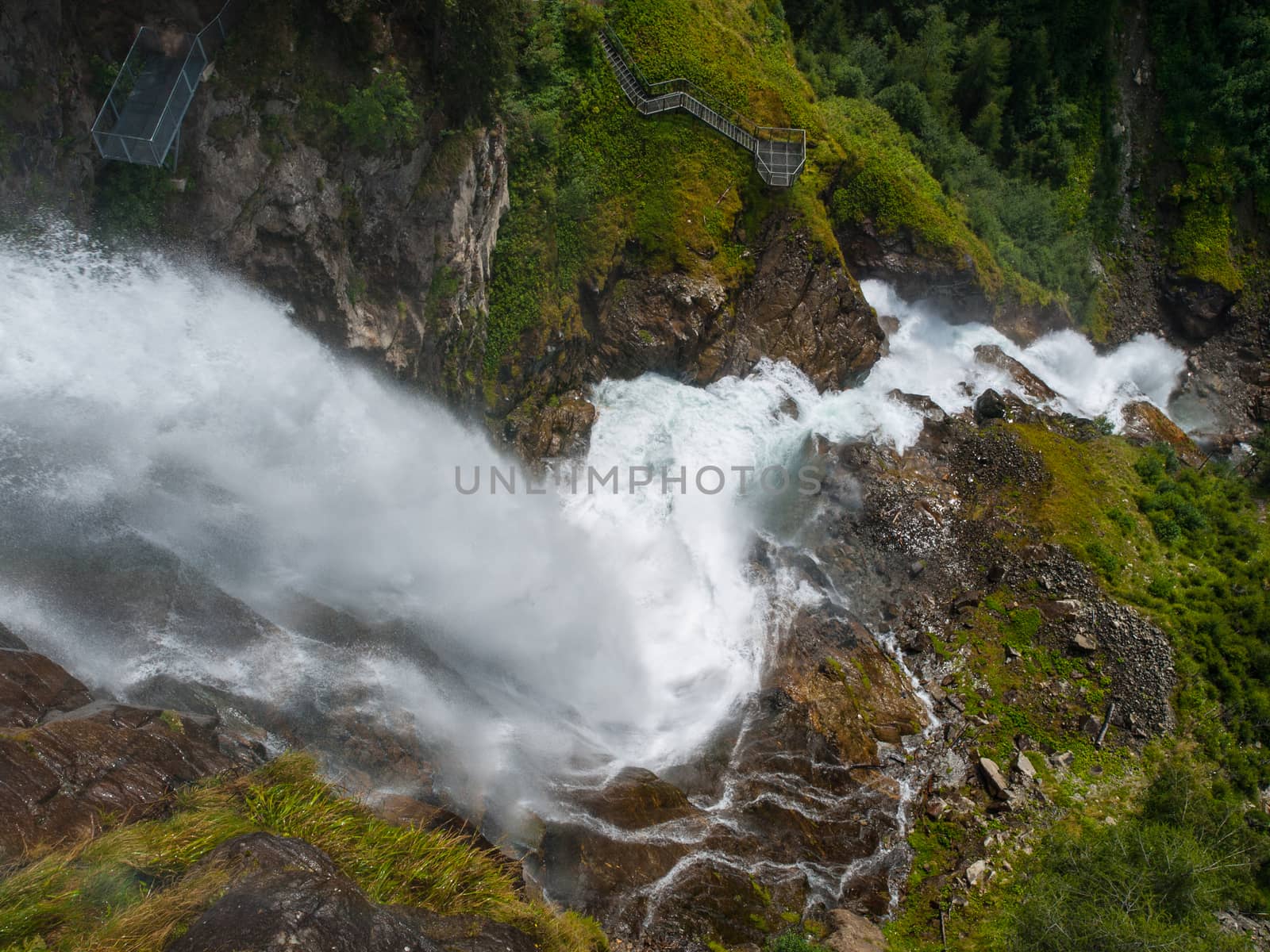 Stuibenfall in Oetztal Alps (Tirol, Austria)