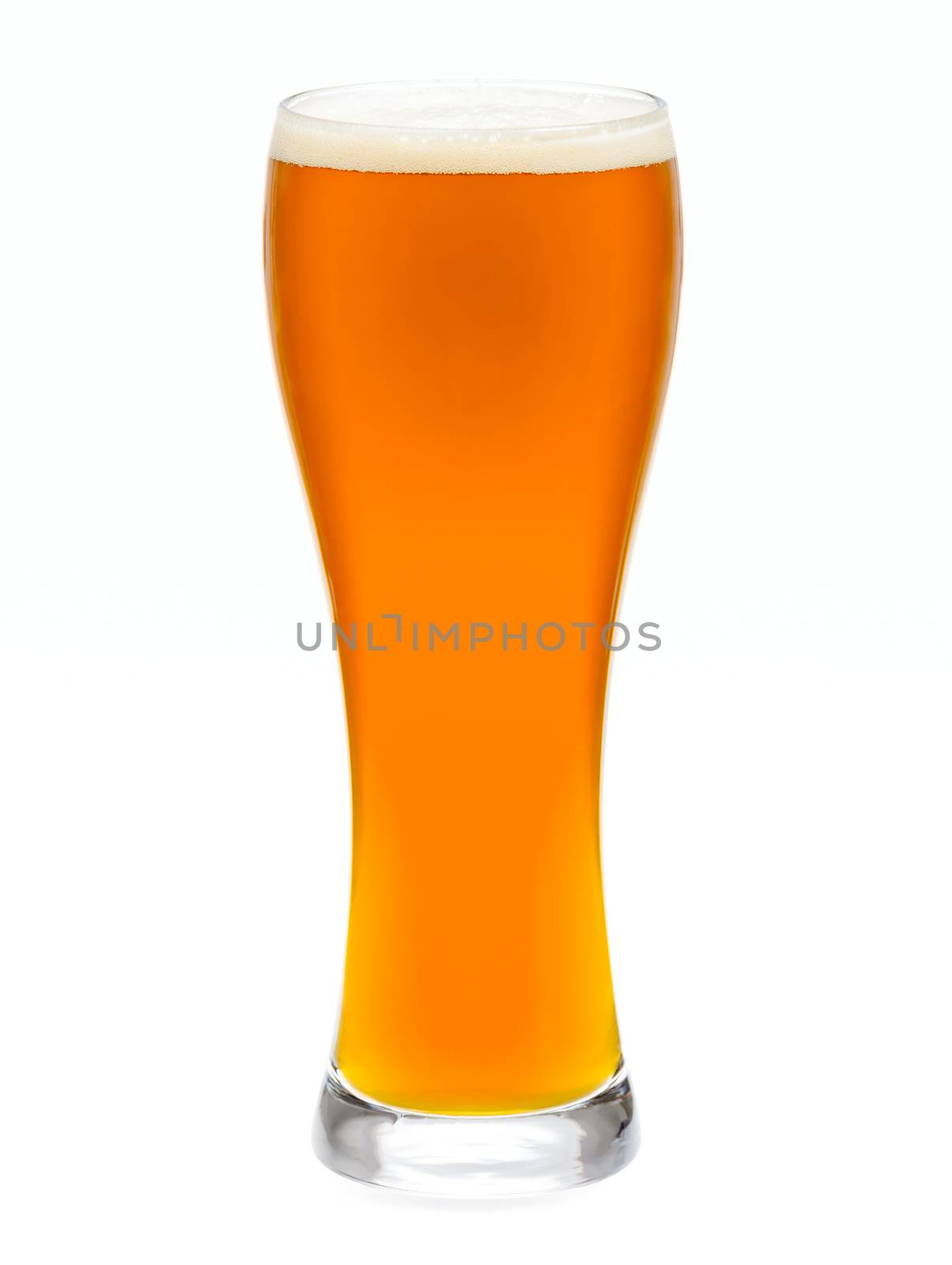 Glass of IPA ale by naumoid