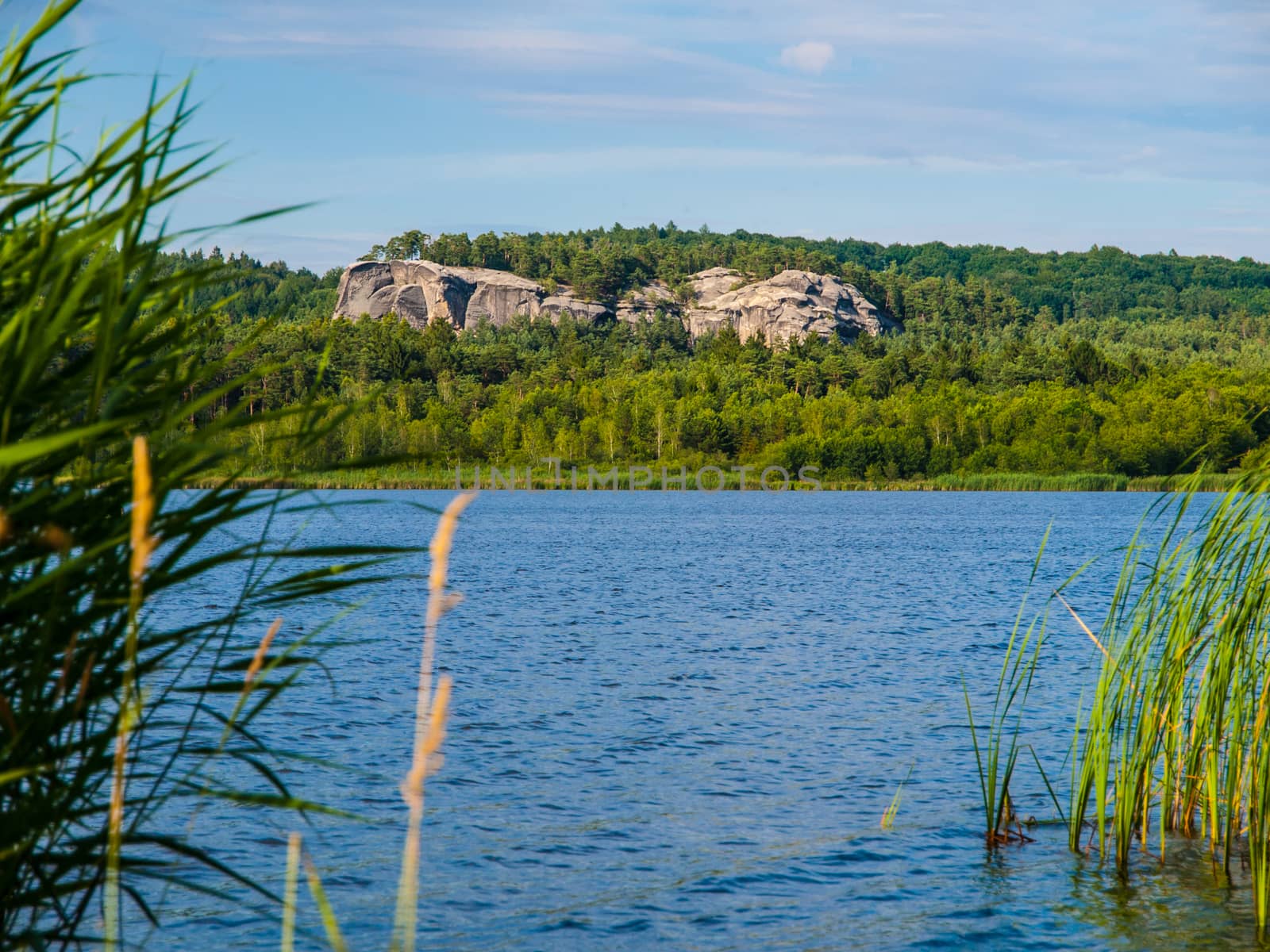 Komarov Lake near Brandzes by pyty