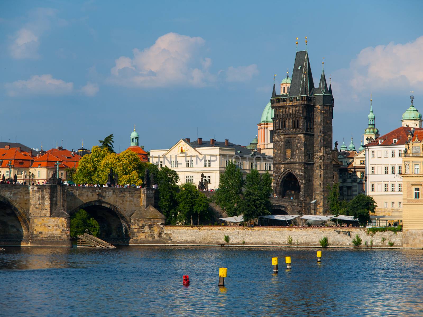 Old Town Bridge Tower at Charles Bridge by pyty