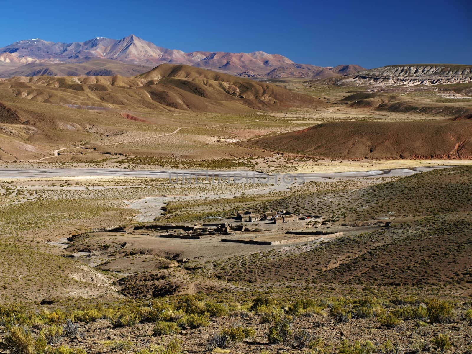 Landscape of Cordillera de Lipez (Bolivia)
