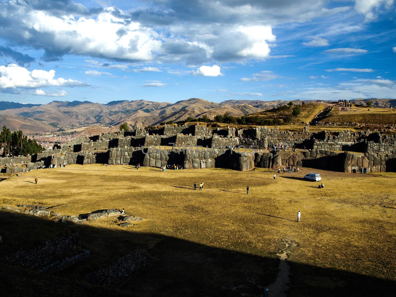 Sacsayhuaman fort near Cusco (Peru)