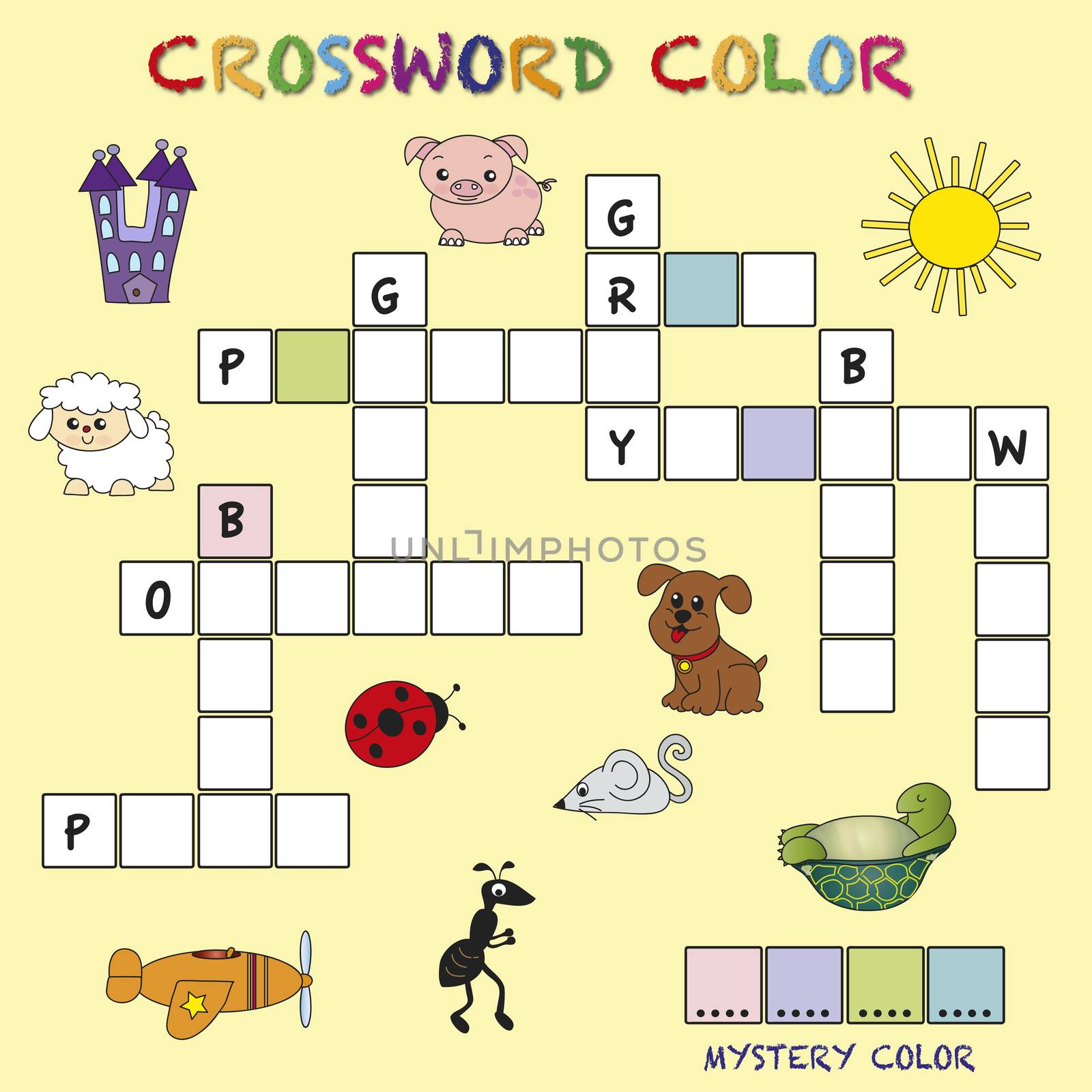 crossword color by millaus