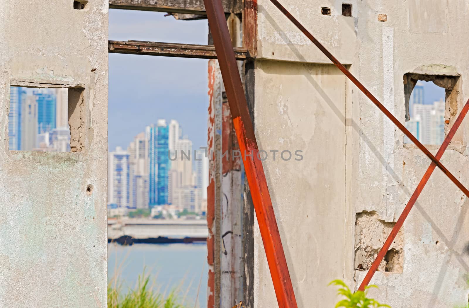 Old ruined houses, Panama City by Marcus