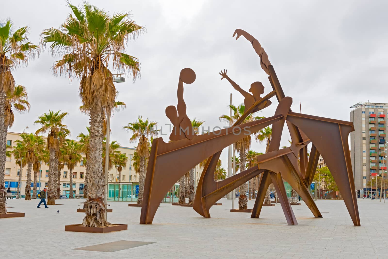 Olympic sulpture Barcelona, Spain by Marcus