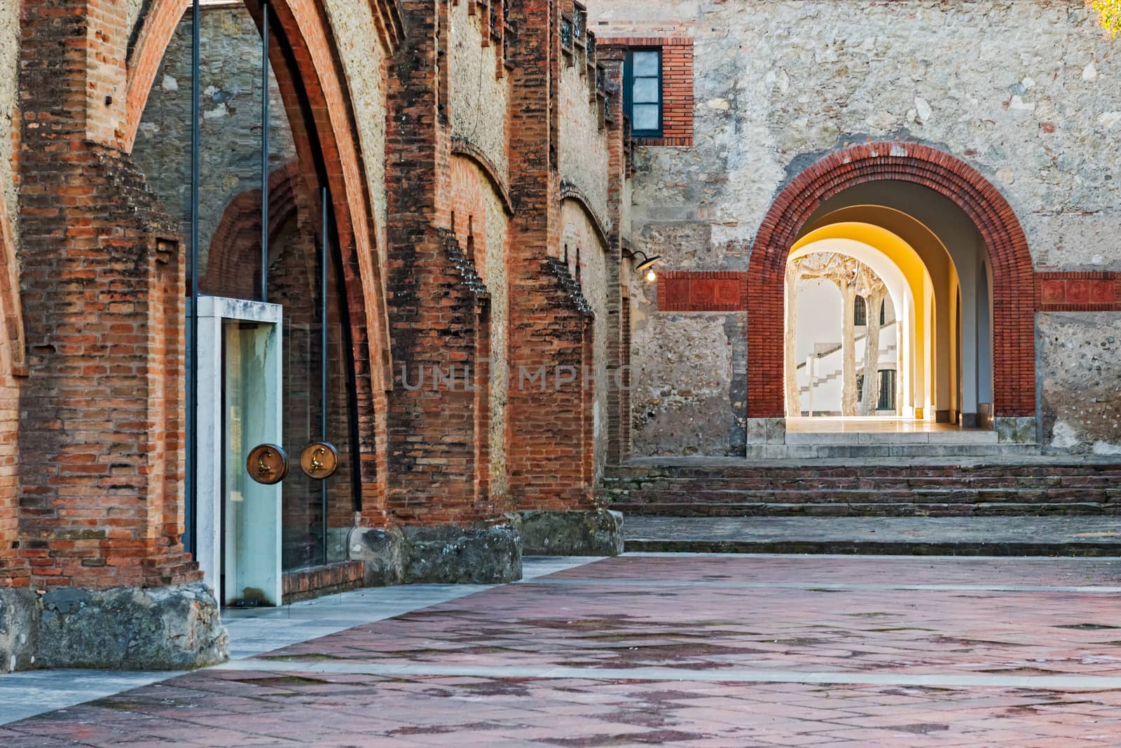 Old buildings in Codorniu winery in Sant Sadurni d'Anoia, Spain by Marcus