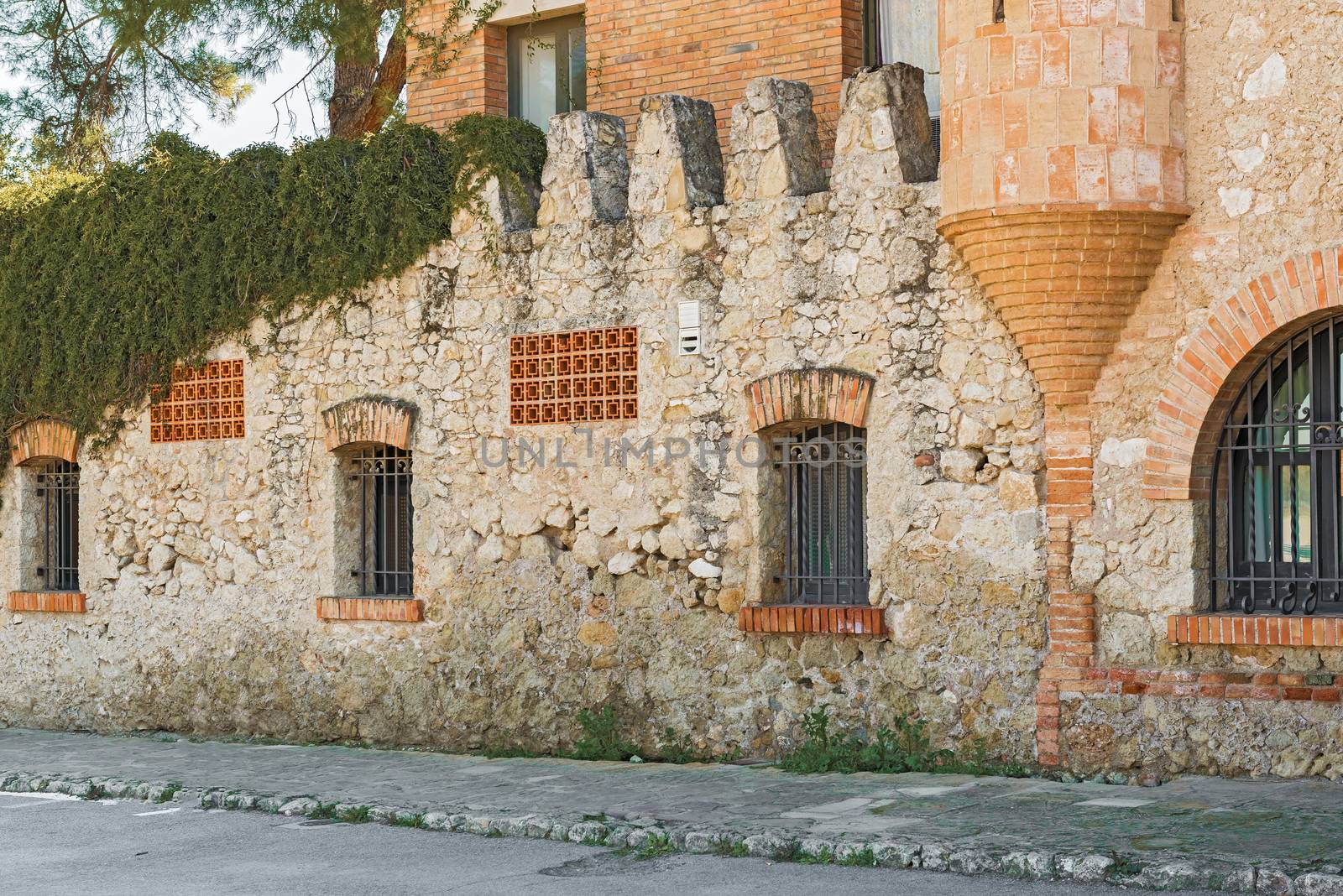 Old buildings in Codorniu winery in Sant Sadurni d'Anoia, Spain by Marcus