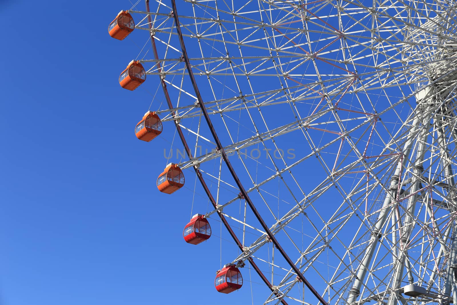 Ferris Wheel - Osaka City in Japan by rufous