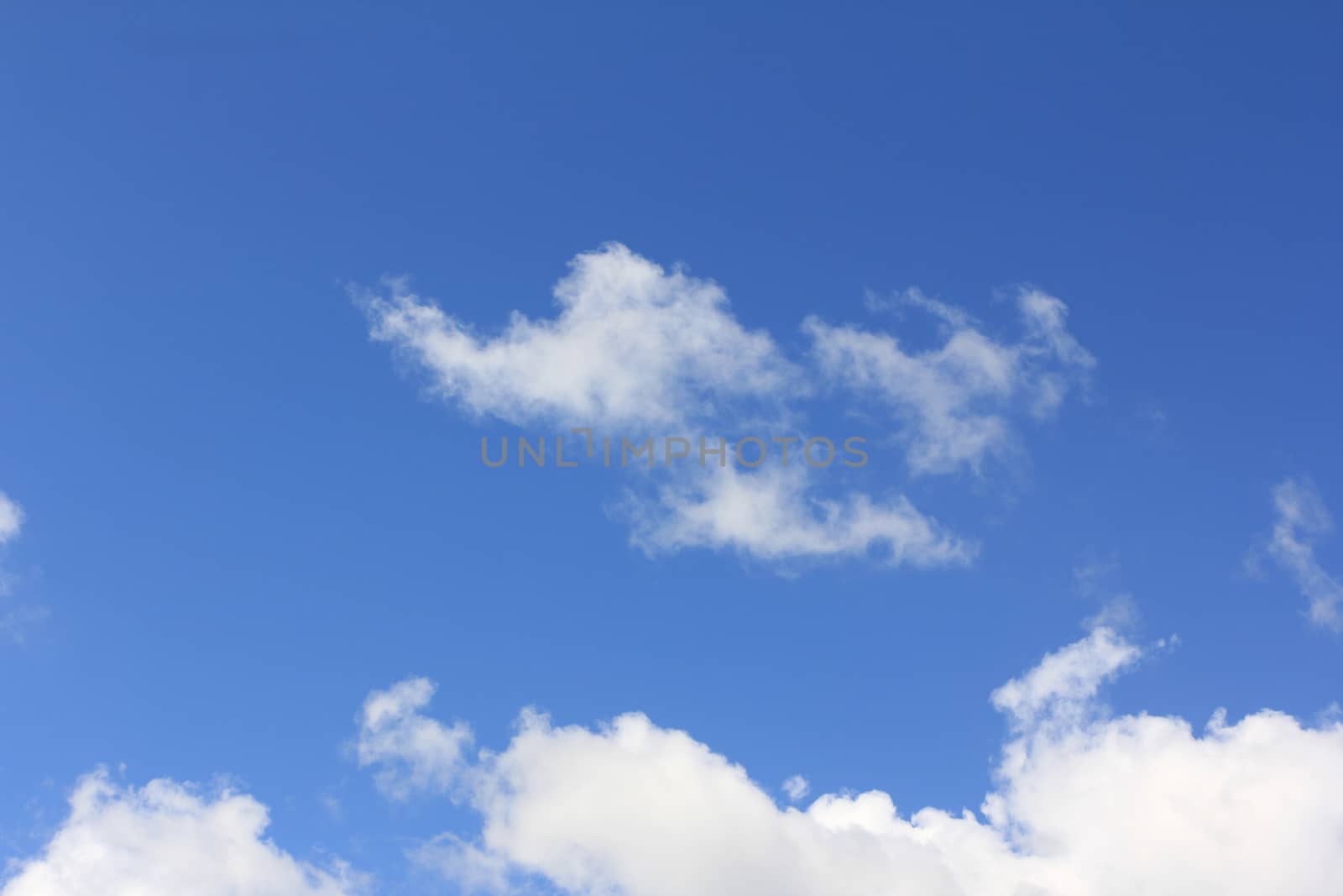 White clouds with blue sky 