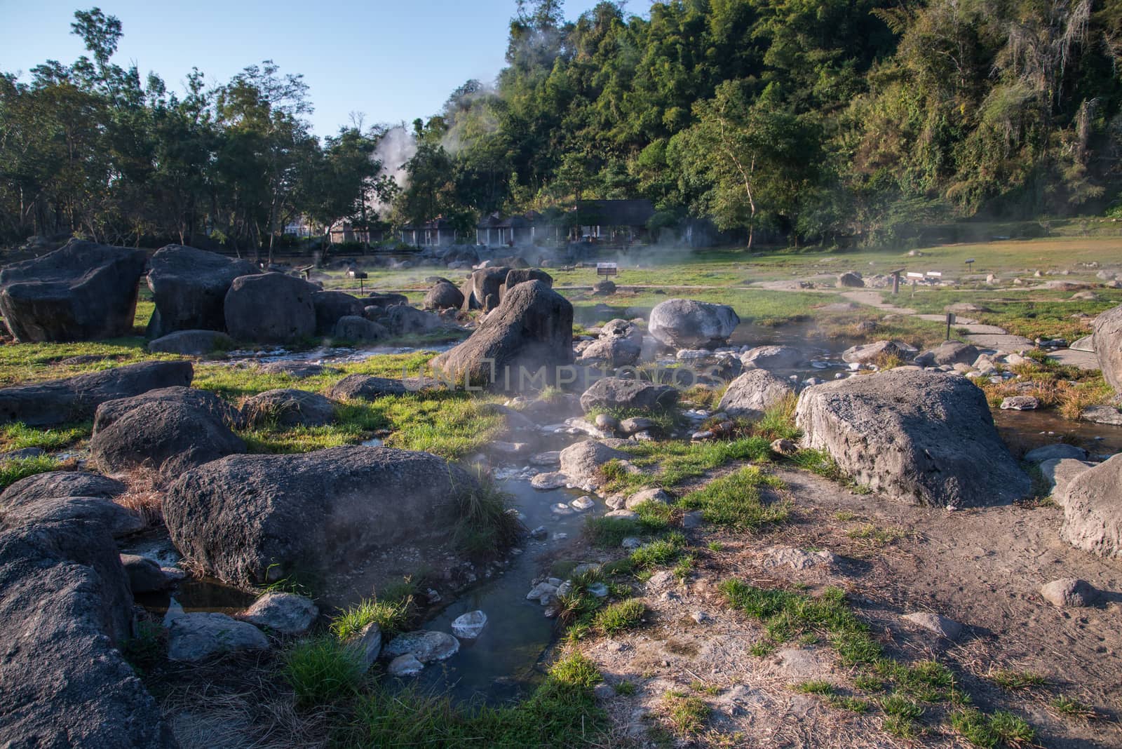 Fang Hot Spring National Park is part of Doi Pha Hom Pok Nationa by jakgree