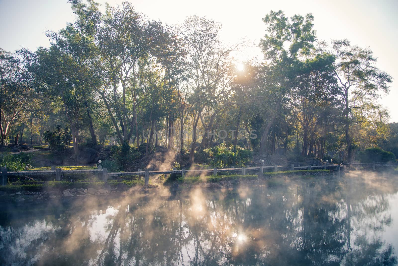 Fang Hot Spring National Park is part of Doi Pha Hom Pok Nationa by jakgree