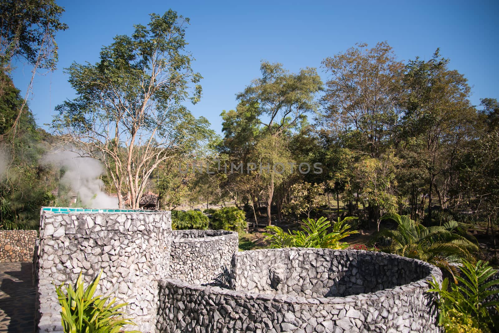 Fang Hot Spring National Park is part of Doi Pha Hom Pok Nationa by jakgree