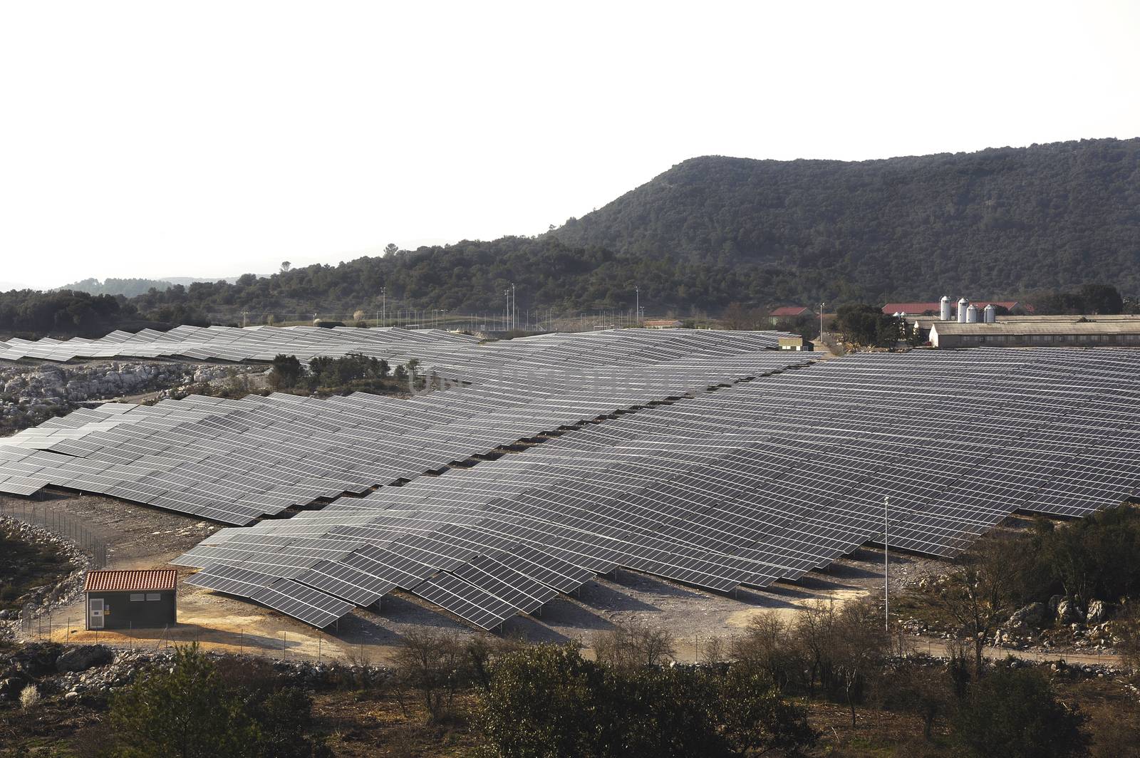 French photovoltaic solar plant by gillespaire