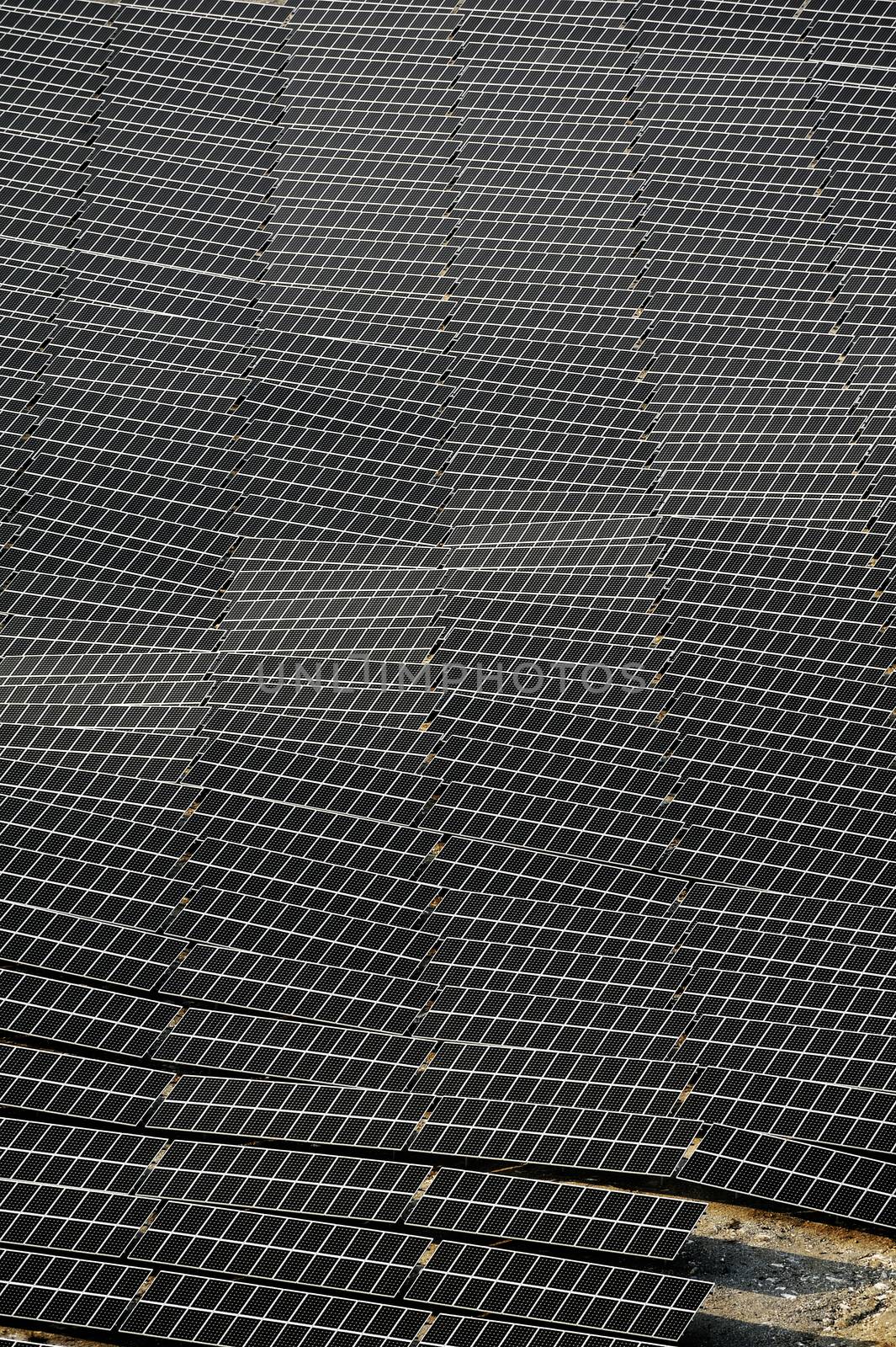 French photovoltaic solar plant in the Gard department in Ales