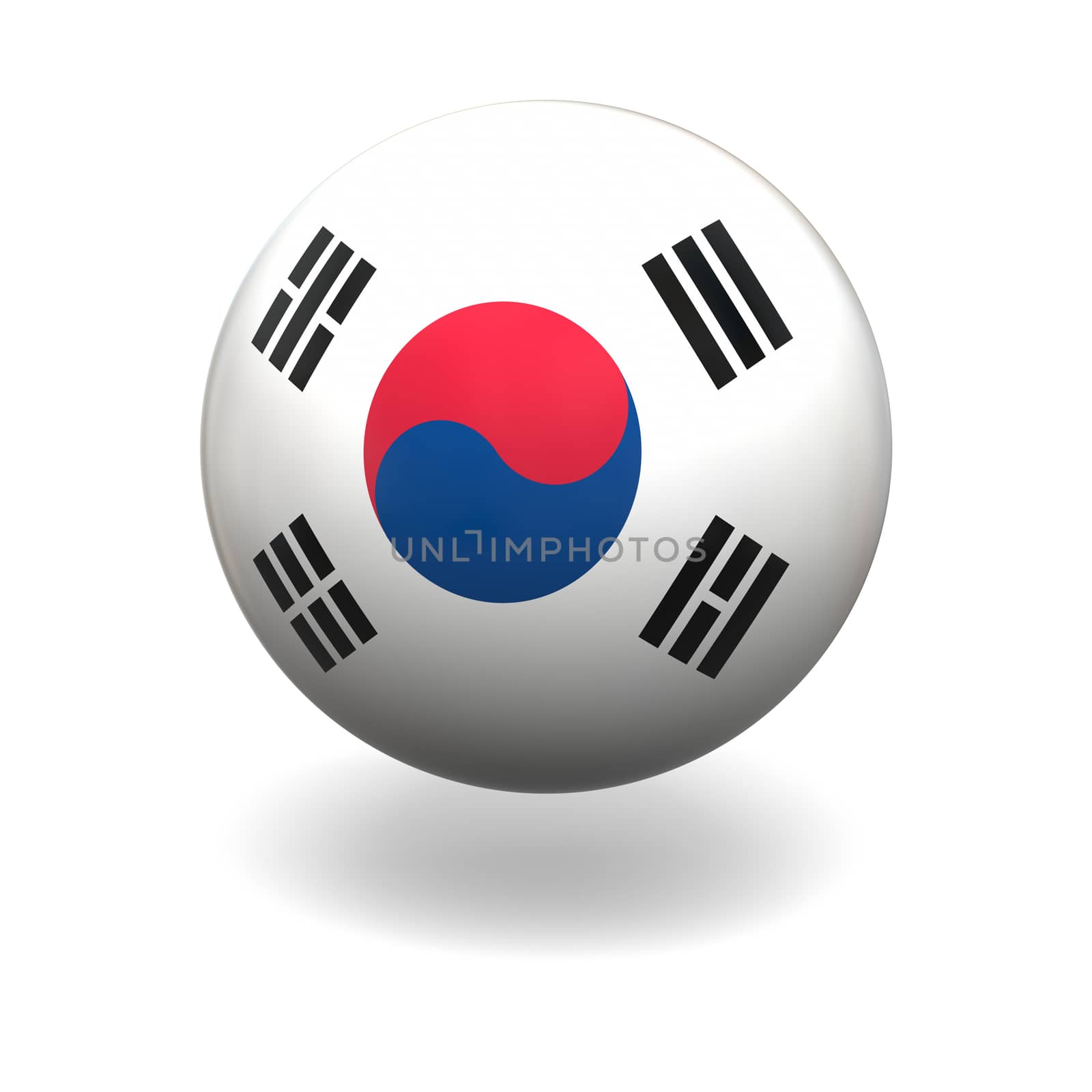 South Korea flag by Harvepino
