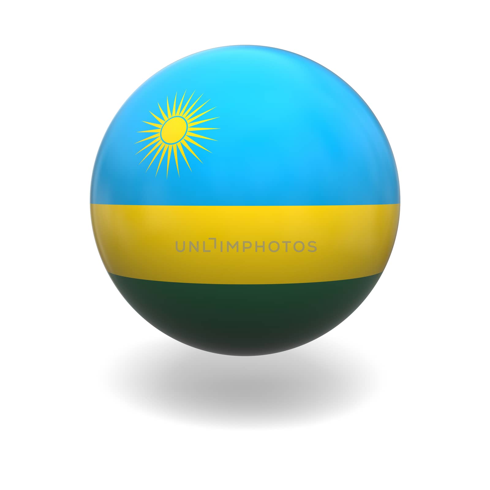 Rwanda flag by Harvepino