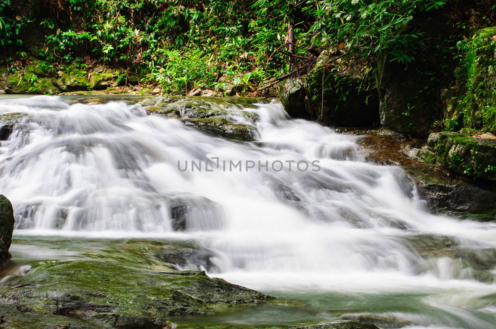 The waterfall sarika National Park, nakon-nayok thailand.