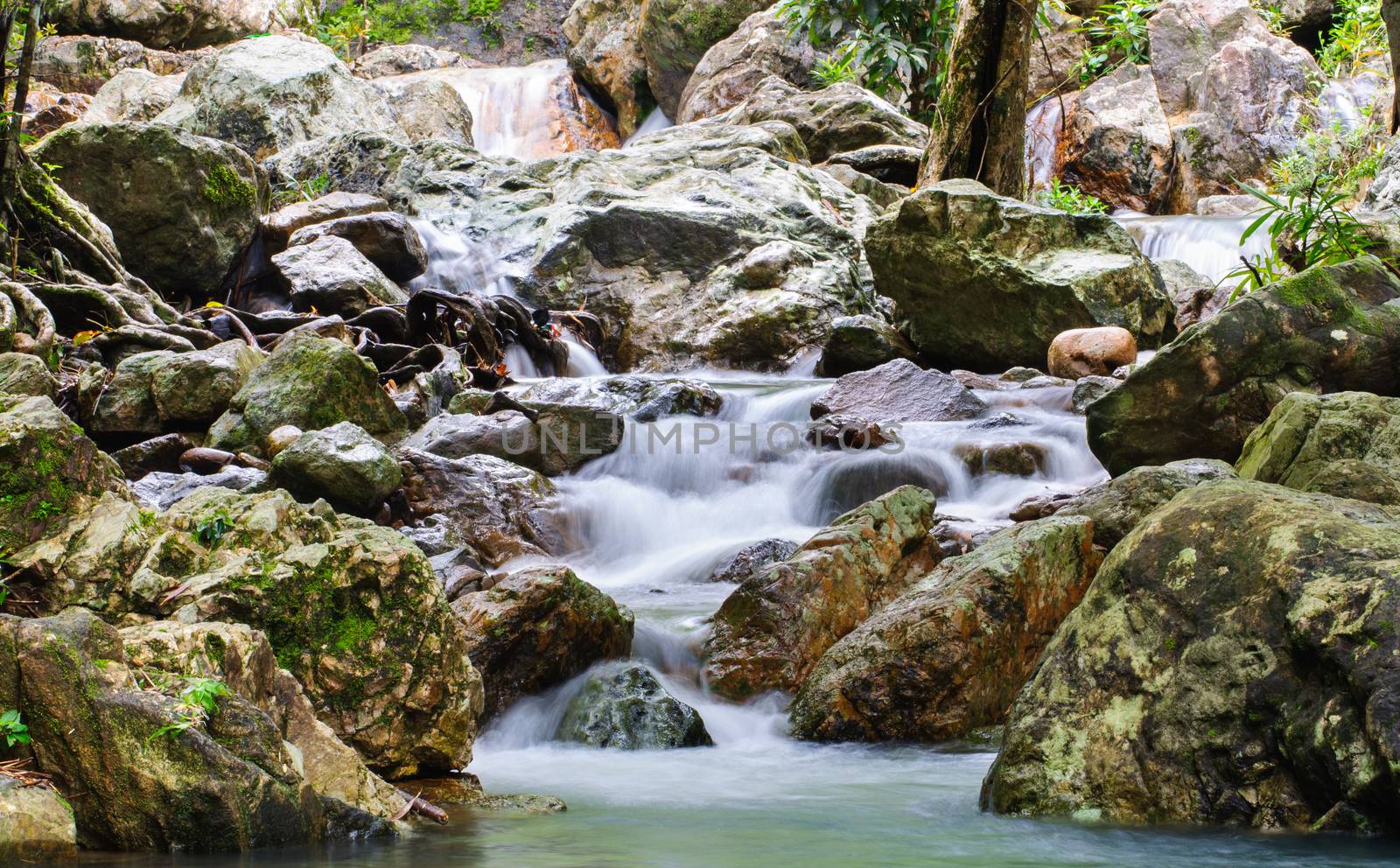 The waterfall sarika National Park, nakon-nayok thailand.