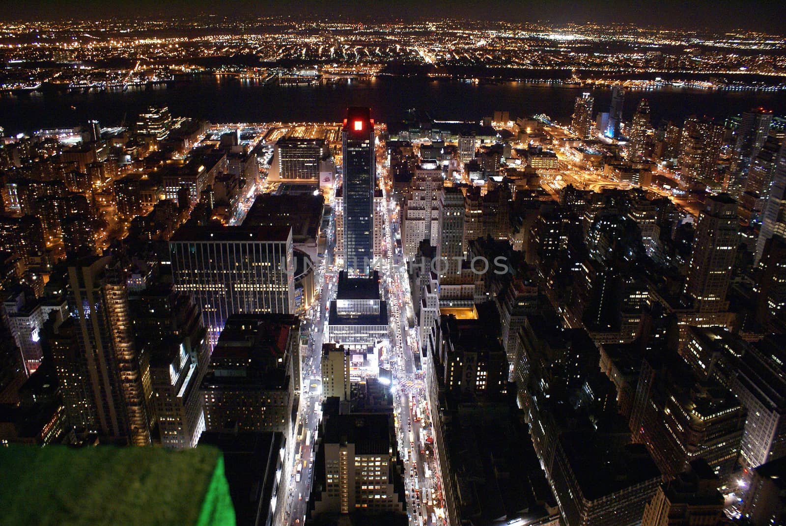 A bird's eye view of Manhattan's West Side